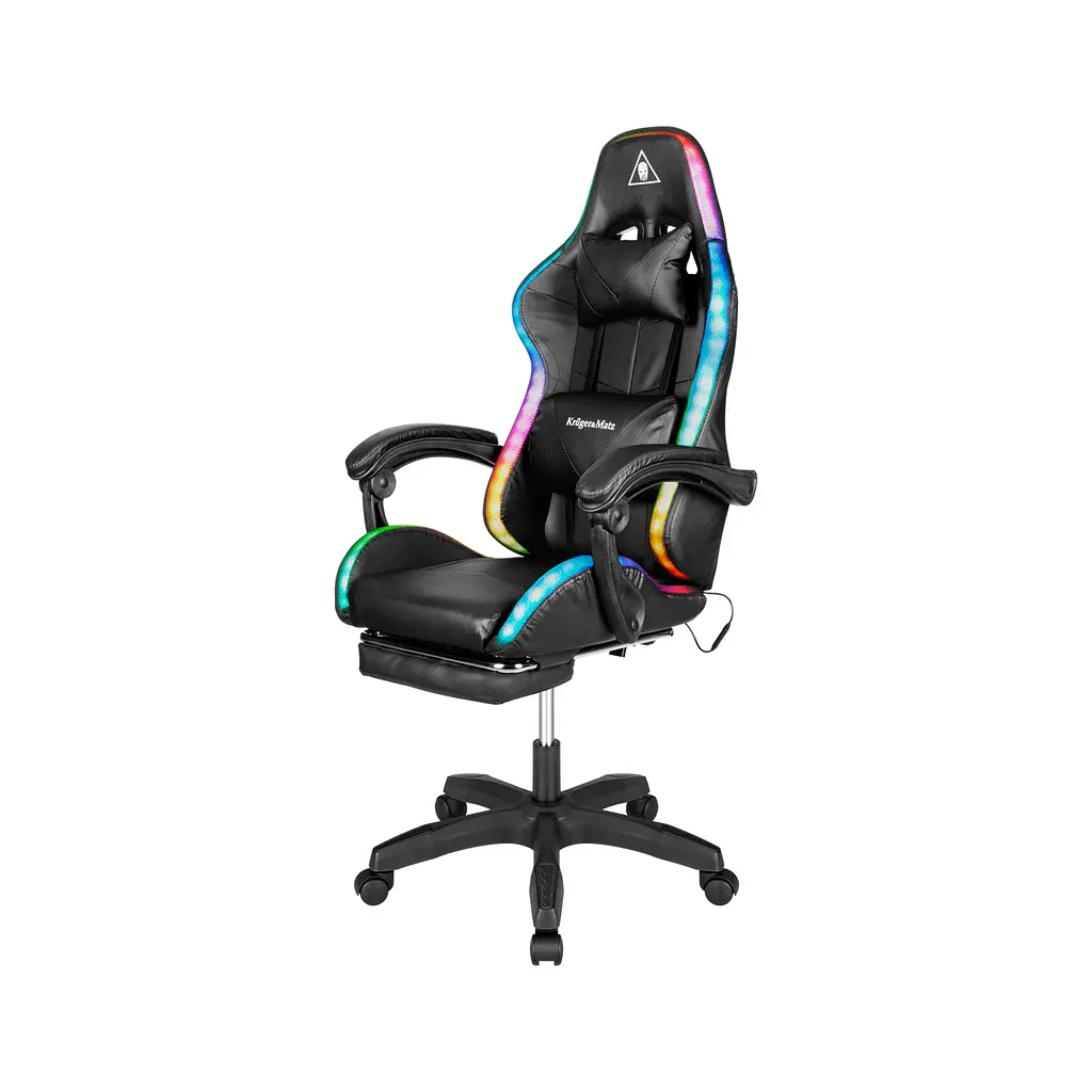 Крісло геймерське Kruger&Matz GX-150 з підсвіткою RGB