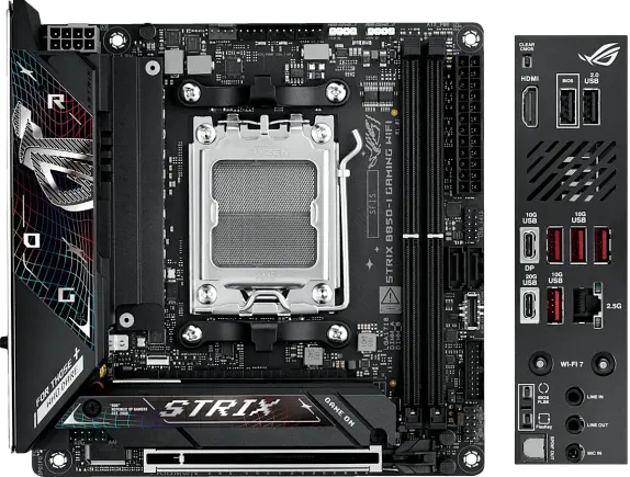 Материнcька плата Asus B850-I ROG Strix Gaming Wi-Fi Socket AM5 (ROG STRIX B850-I GAMING WIFI) - фото 1