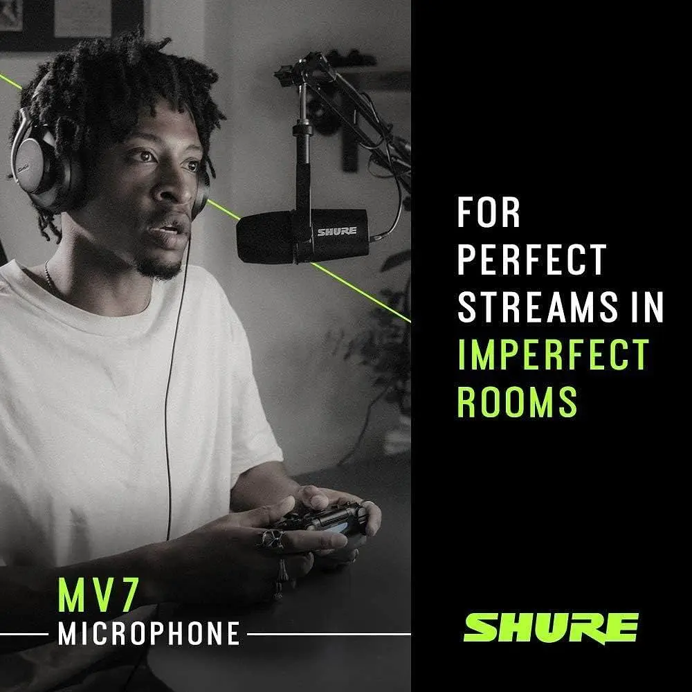 Мікрофон Shure MV7-К (XLR/USB) - фото 10