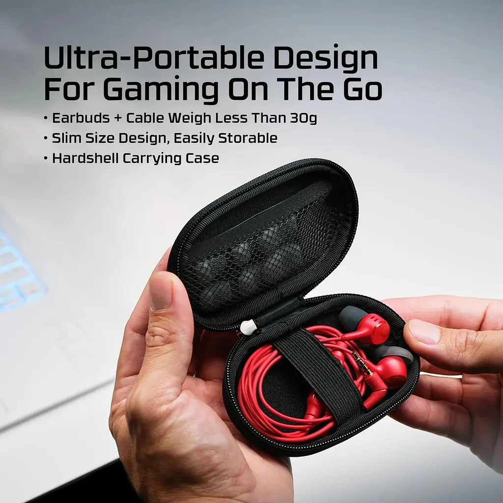 Ігрова гарнітура HyperX Cloud Earbuds III 3.5мм Red (BN7S0AA) - фото 6