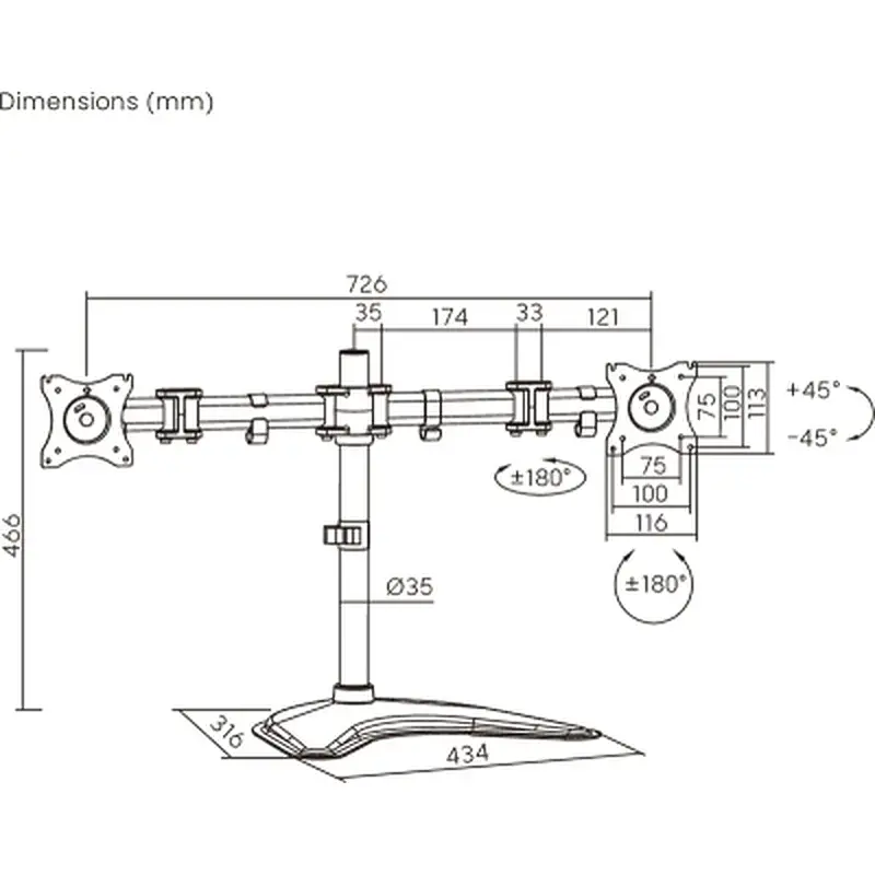 Кронштейн HiSmart HS083922 - фото 2