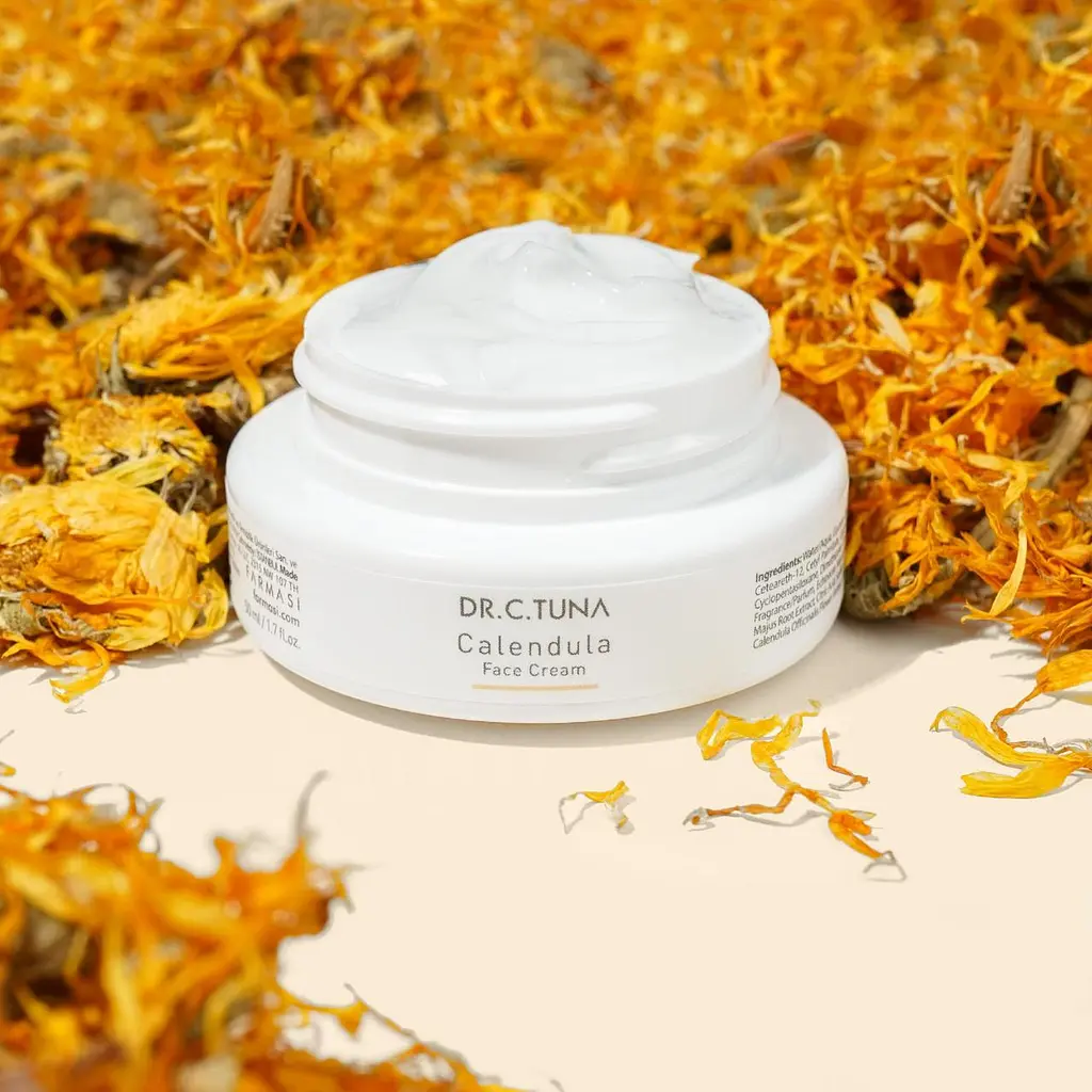 Крем для обличчя зволожуючий для сухої та чутливої шкіри Farmasi Calendula 50 мл - фото 7