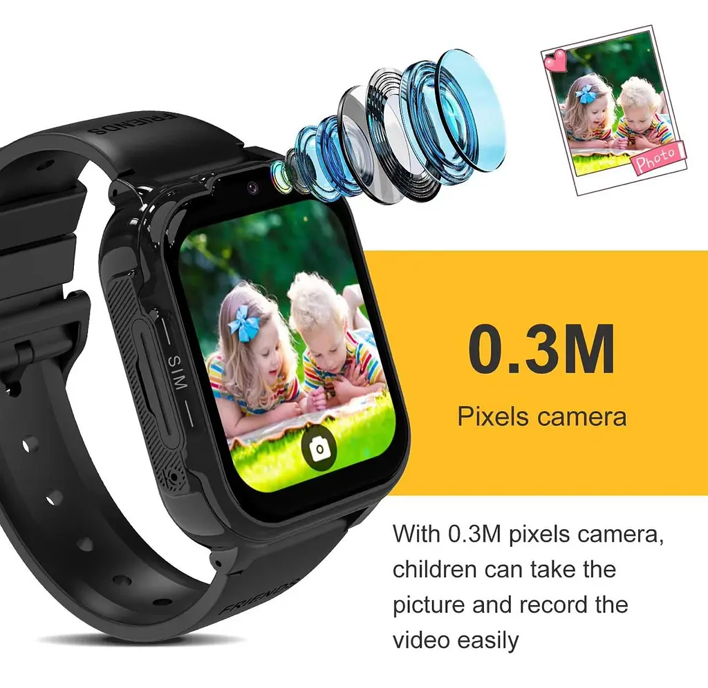 Дитячий смарт годинник D20 з GPS, 4G сім картою, відеодзвінком, 7 іграми, українською мовою, кнопкою SOS та прослуховуванням Фіолетовий - фото 11