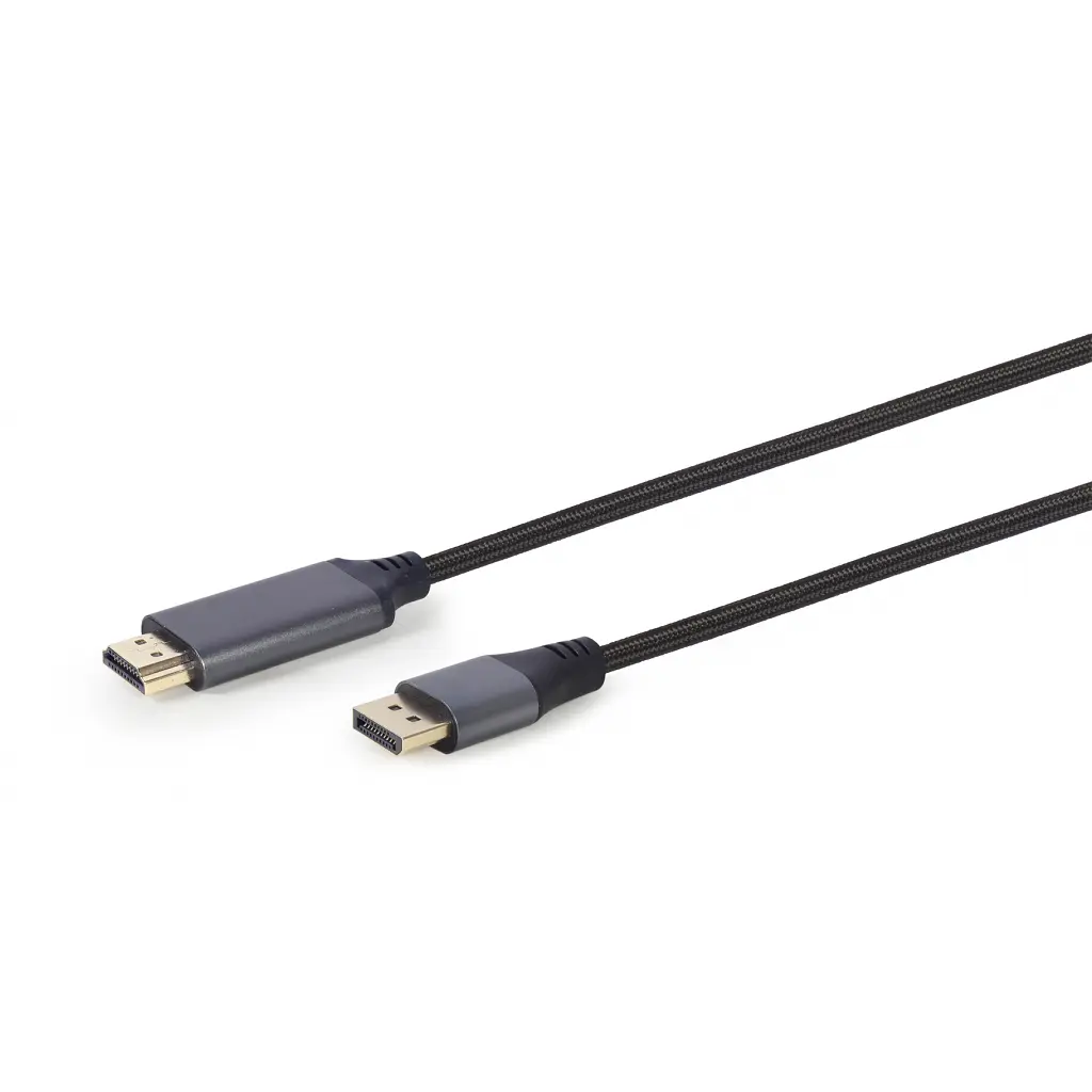 Кабель мультимедійний DisplayPort M to HDMI M 1.8m 4K60Hz Cablexpert (CC-DP-HDMI-4K-6) - фото 2