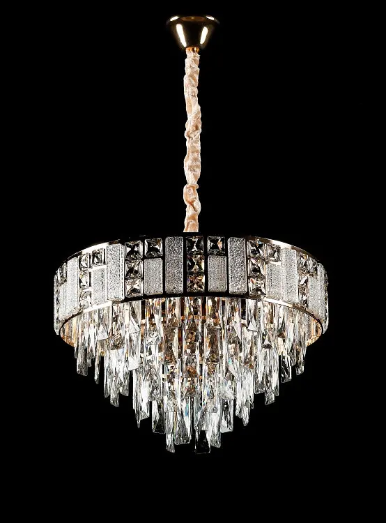 Підвісна кришталева люстра Splendid Ray L5602A/500/6 (FGD), золото, 6 ламп E14, від 10-18 м² - фото 2