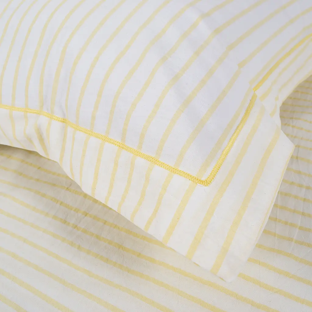 Наволочки Lotus Home - Timeless желтый 50x70+5 (2 шт) - фото 2