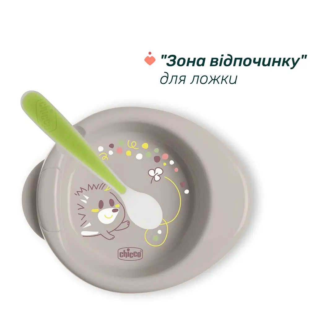Термостойкая тарелка Chicco Warmy Plate 6м+ голубая (16000.25) - фото 5