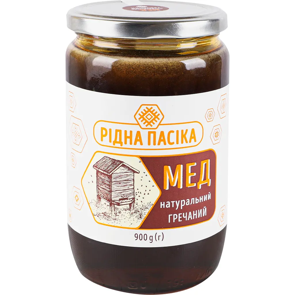 Мед гречаний Рідна пасіка натуральний 900 г (941800) - фото 2