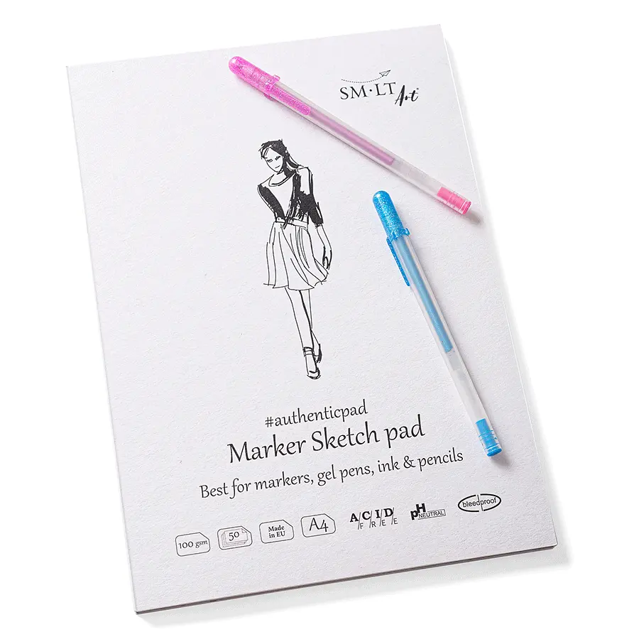 Блокнот-склейка для маркеров SM-LT Art Authentic A4 100 г/м² 50 листов - фото 2