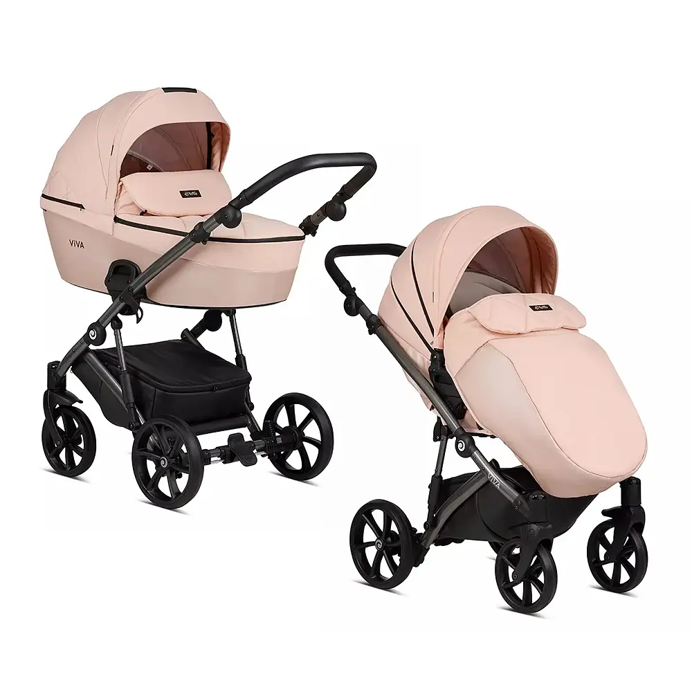 Коляска універсальна 2 в 1 Tutis Viva 4 Luxury Rose quartz - фото 4