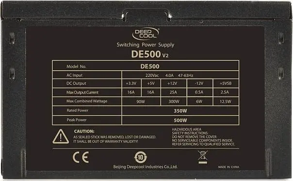 Блок живлення Deepcool 500W (DE500 v2) Б/в - фото 4