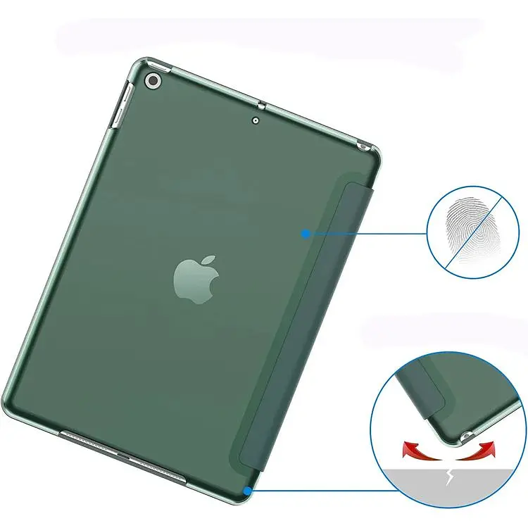Чохол-книжка BeCover Tri Fold Hard для Apple iPad 10.2 2019/2020/2021 Dark Green (709656) - фото 4