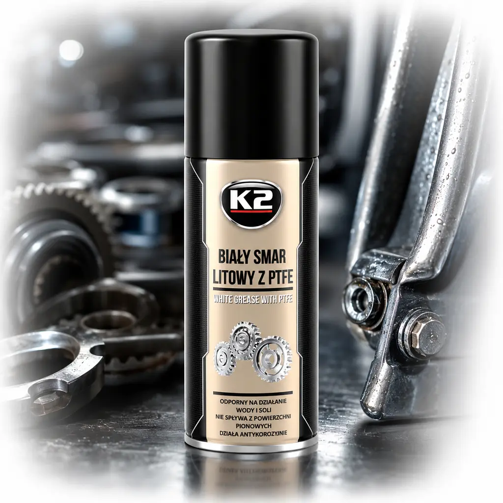 Мастило Багатоцільове Літієве K2 White Grease PTFE 400 мл (W121)