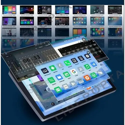 Универсальная магнитола K7862S 9'' QLED-DSP CarPlay 4+64+4G sim 8 Core Android 12 RGB (43336-K7862S- 9''_8286) - фото 4