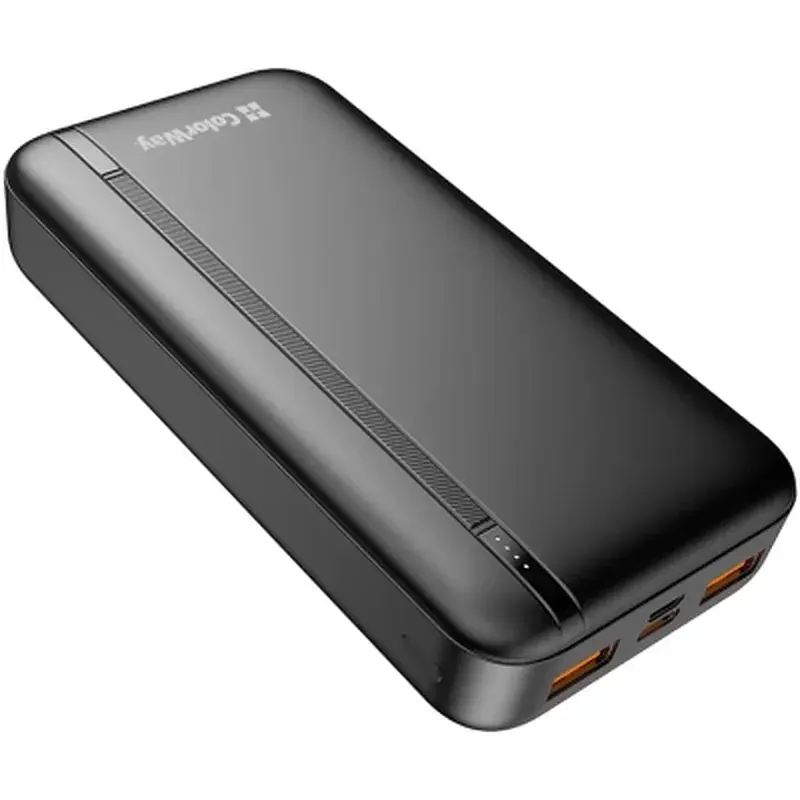 Батарея універсальна ColorWay 20 000 mAh Portable Charger (USB/QC3.0 + USB-C/PD/22.5W) Black (CW-PB200LPB4BK-PD) - фото 3