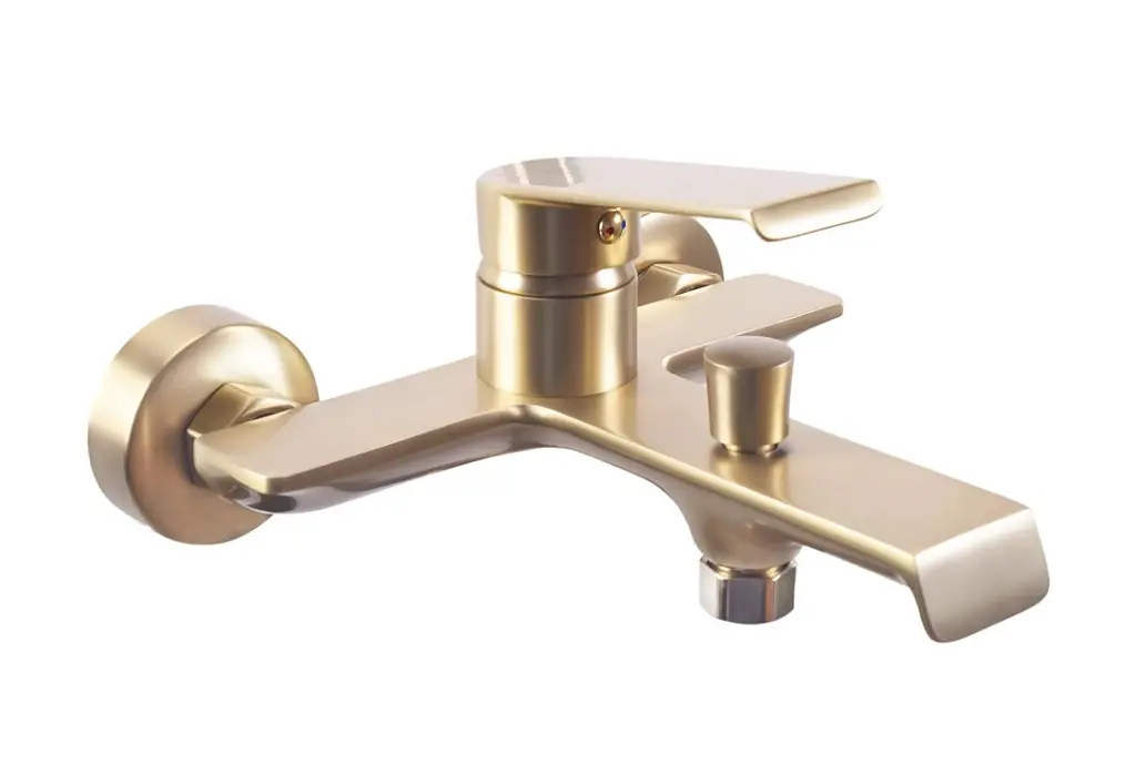 Змішувач для ванни Rea Hass настінний brushed gold REA-B7100 - фото 2