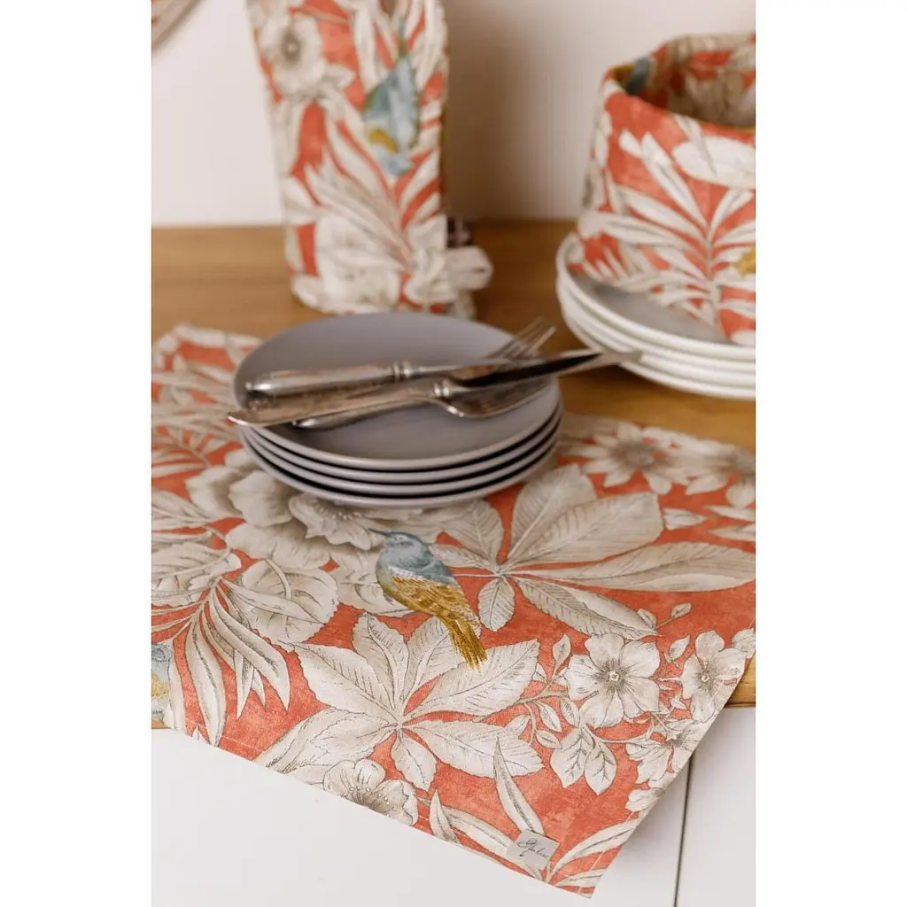 Салфетка Прованс Птичка на терракоте 35x45 см (34747) - фото 5