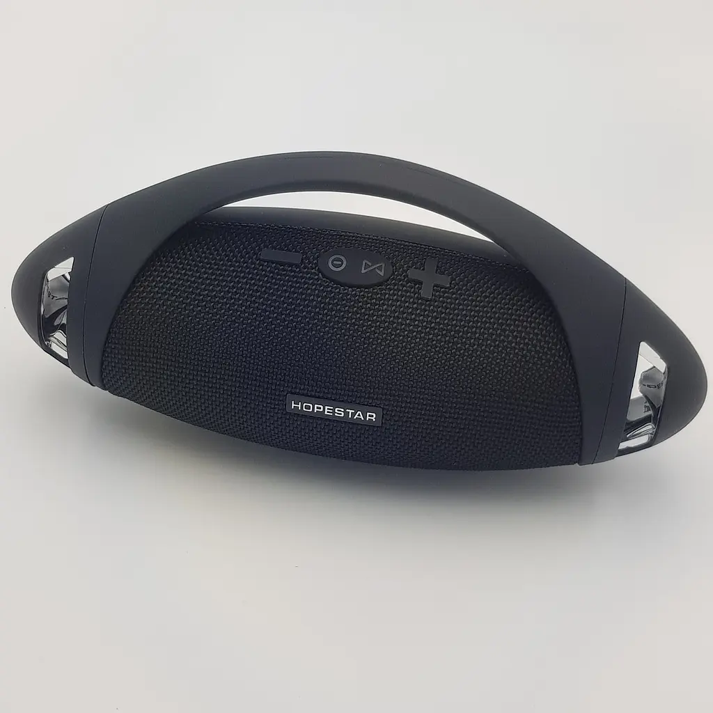 Бездротова акумуляторна колонка Bluetooth акустика FM MP3 AUX USB Hopestar H37 чорна - фото 3