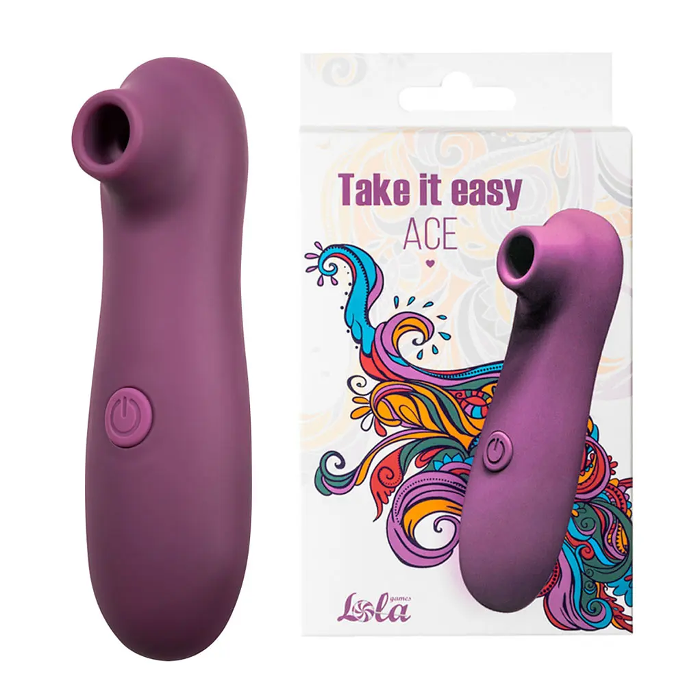 Вакуумний стимулятор клітора Lola Games Take It Easy (фіолетовий) - фото 12