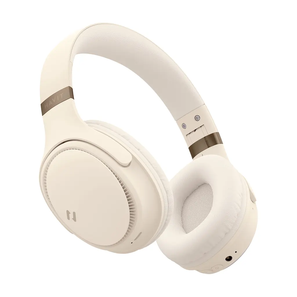 Навушники накладні бездротові HAVIT HV-H630BT Beige HAVIT (27950-000) - фото 5