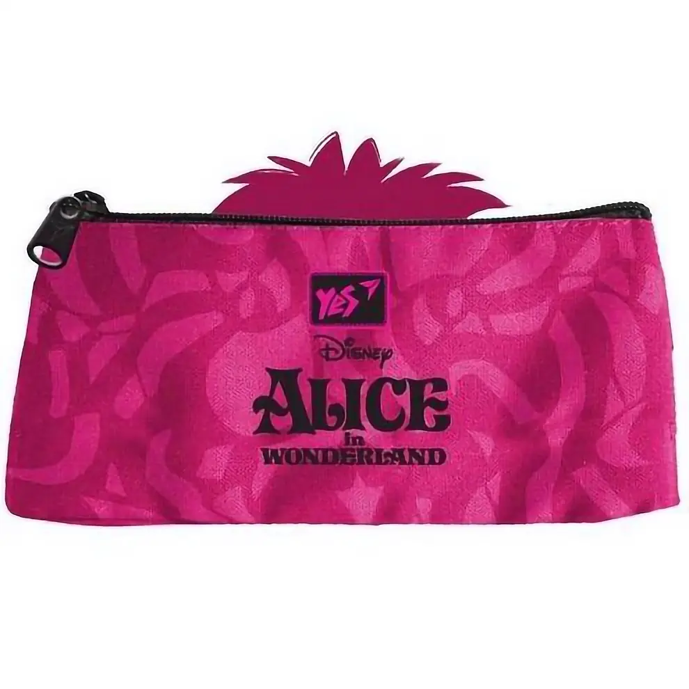 Пенал м`який Yes TO-01-1 Alice, 12х22х5 см, рожевий (533008) - фото 2