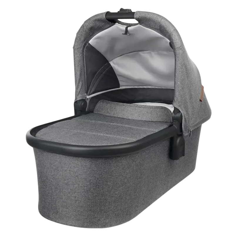 Прогулянкова коляска Uppababy Cruz V2 - GWEN + люлька Uppababy Carrycot-Greyson charcoal Melange Carbon Frame  - фото 5