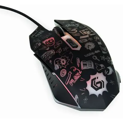 Комп'ютерна мишка Gembird (MUS-6B-GRAFIX-01) USB Black (MUS-6B-GRAFIX-01) - фото 5