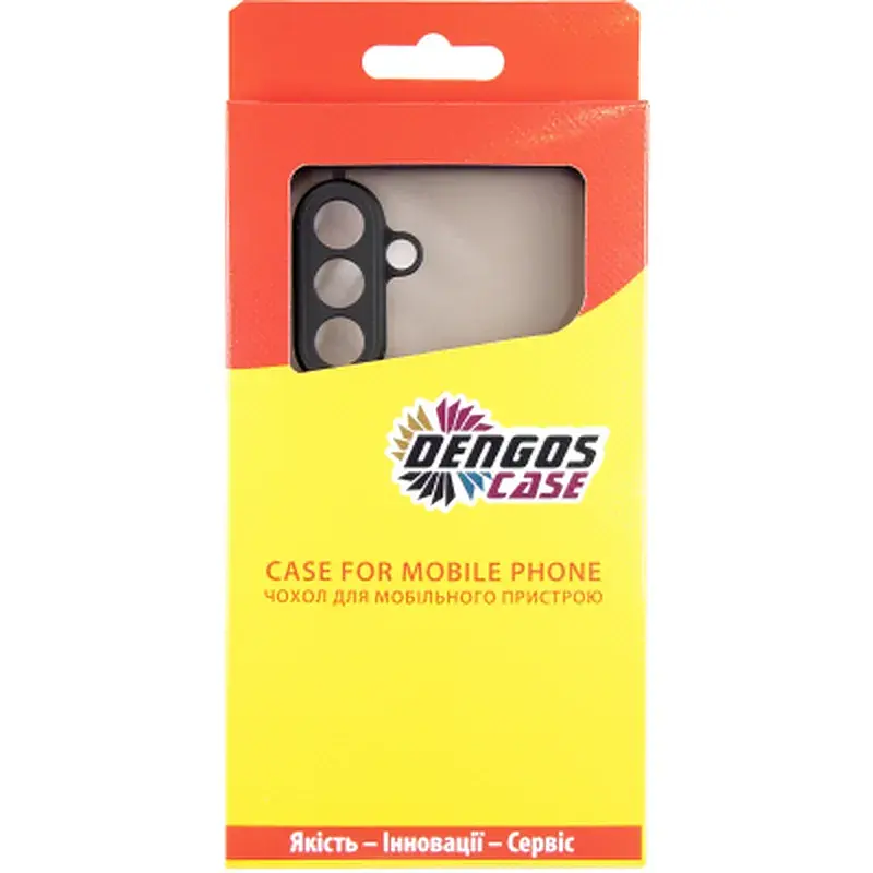 Чохол до мобільного телефона Dengos Matte Samsung Galaxy A36 5G (Black) (DG-TPU-MATT-165) - фото 5