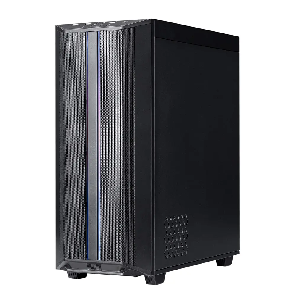 Корпус Prologix E122 Tempered Glass&Mesh Чорний - фото 2
