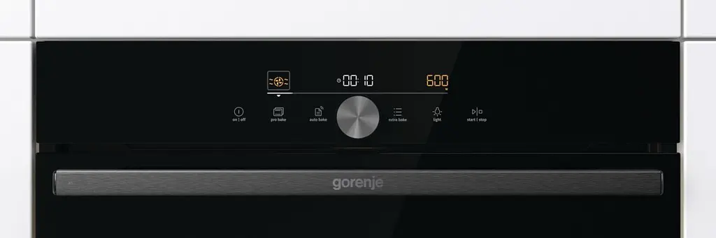 Gorenje Духова шафа електрична компактна, 50л, A+, дисплей, ф-ція мікрохвиль, чорний - фото 6