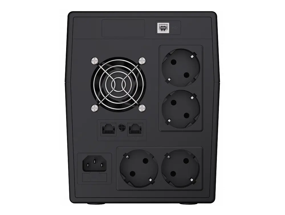Источник бесперебойного питания UPS Green Cell 1500VA 900W Power Proof (UPS04)  - фото 2