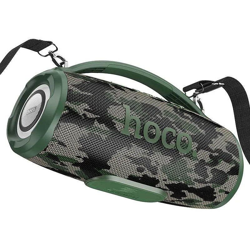 Бездротова акустика — портативна колонка Hoco HA4 Surge 2*20 W з підсвітка - фото 3