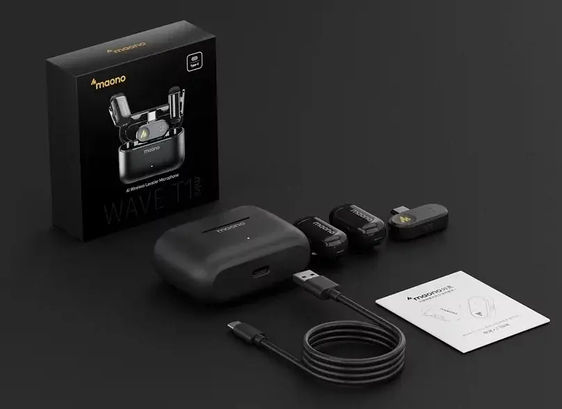 Мікрофон бездротовий петличний Maono T1 mini - фото 5