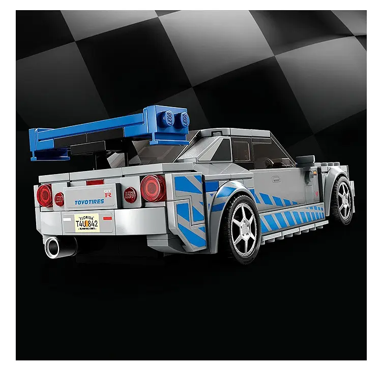 Конструктор LEGO Speed Champions «Подвійний форсаж» Nissan Skyline GT-R (R34), 319 деталей (76917) - фото 4
