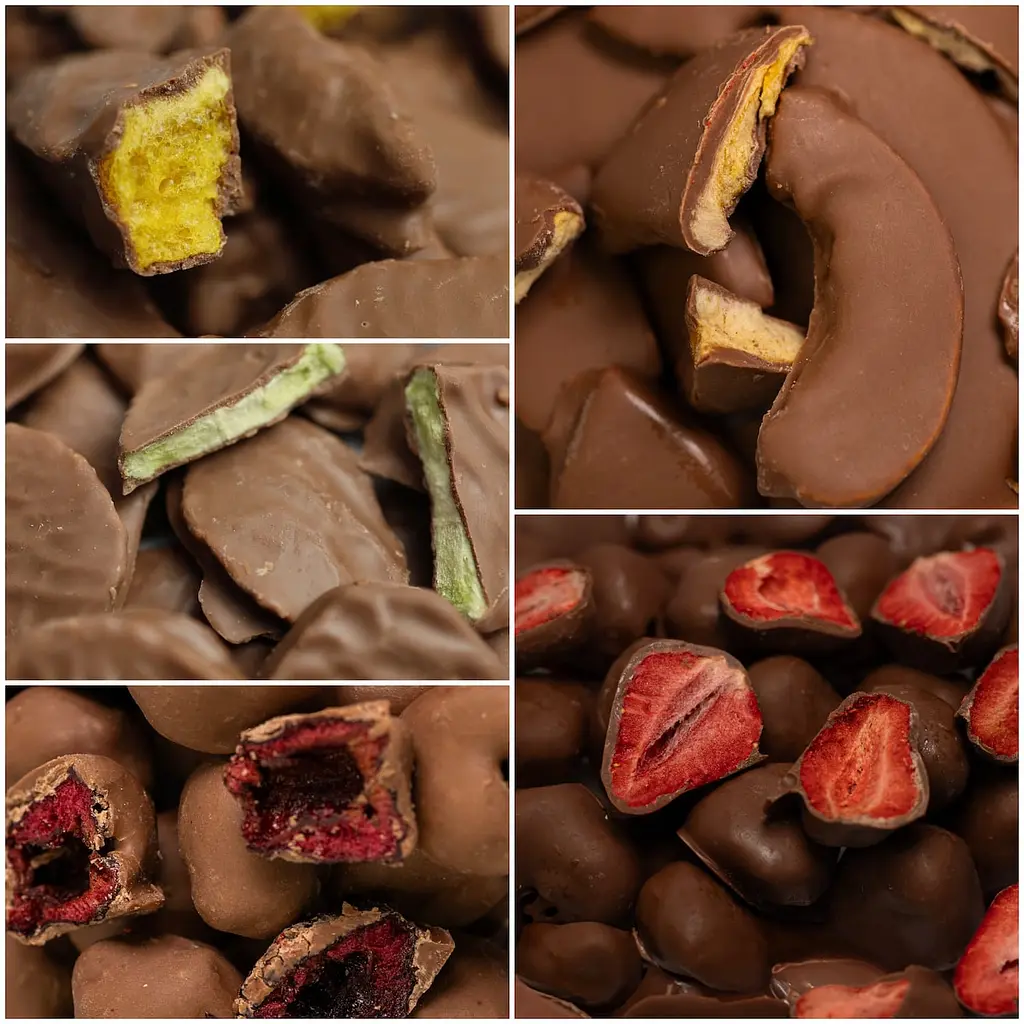 Сублимированные фрукты в шоколаде, 6 вкусов - фото 2