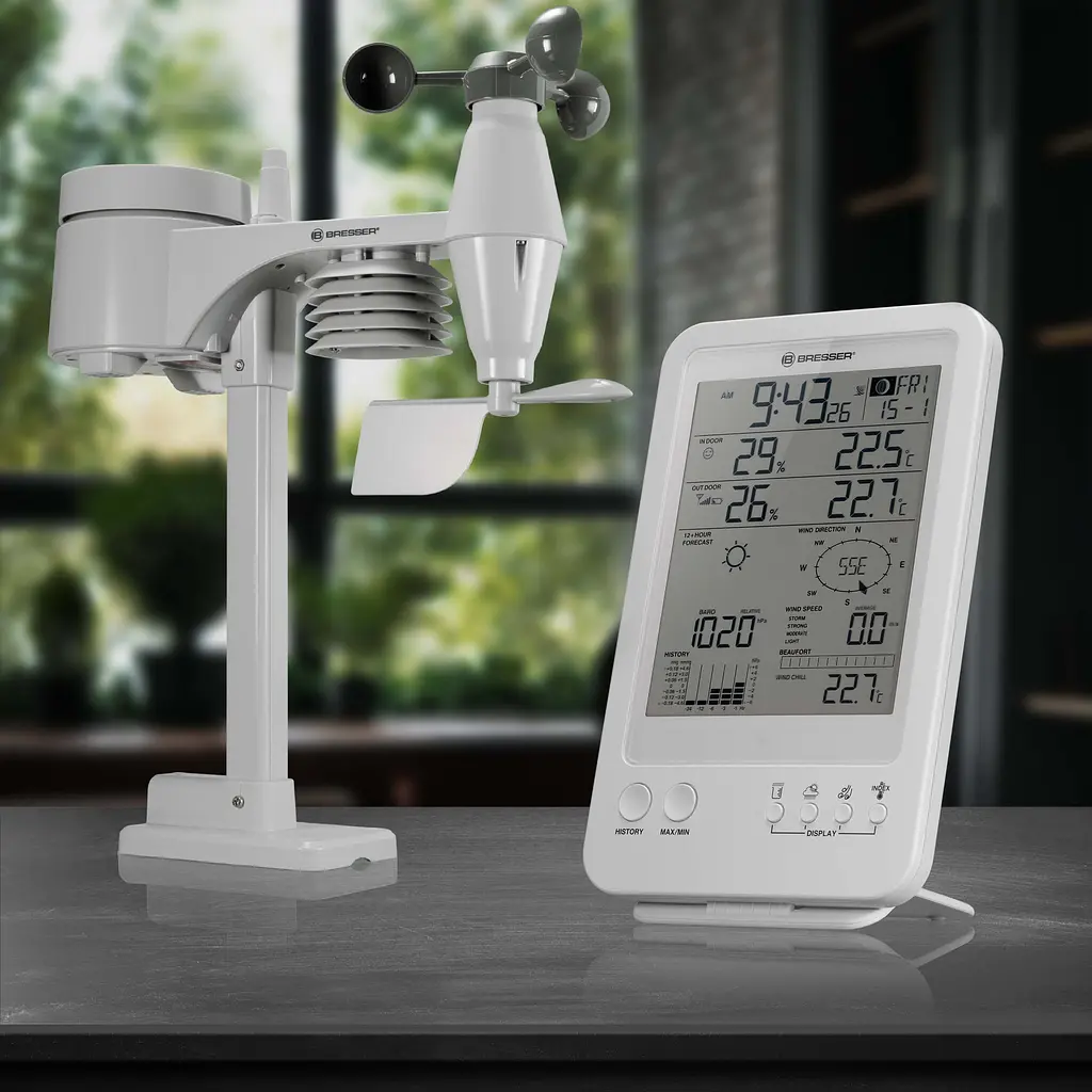 Метеостанція Bresser Weather Center 5-in-1 White (7002511) - фото 7