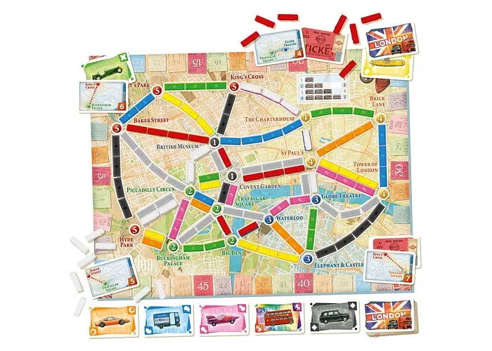 Настільна гра Days of Wonder Квиток на поїзд: Лондон (Ticket to Ride: London) (англ.) (DOW720061) - фото 5