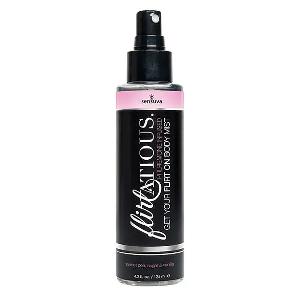 Спрей-міст для тіла з феромонами, 125 мл. Sensuva Flirtatious Vanilla, Sugar Sweet Pea - фото 2