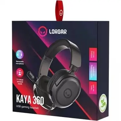 Наушники Lorgar Kaya 360 USB Black (LRG-GHS360) - фото 6