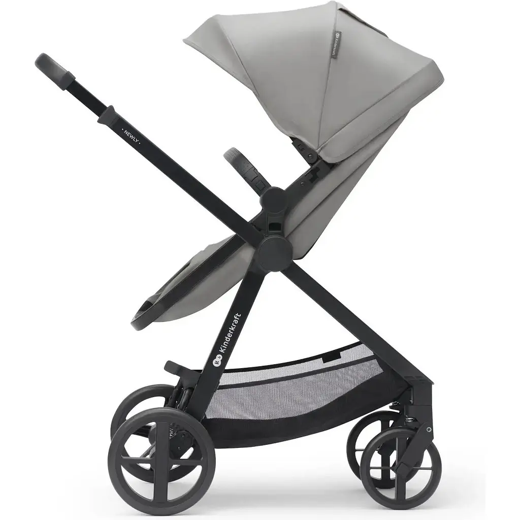 Універсальна коляска 3 в 1 Kinderkraft Newly Moonlight Grey (00-00305183) - фото 8