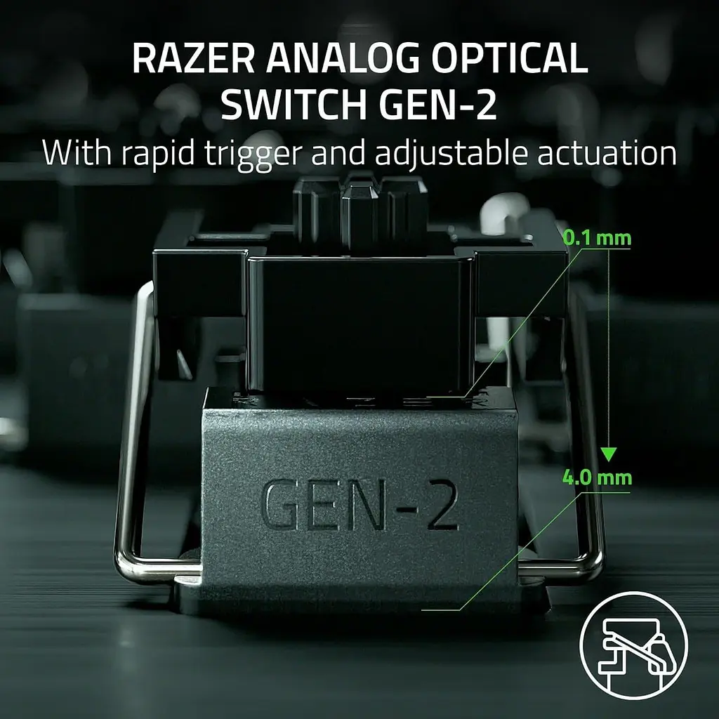 Клавиатура Razer Huntsman V3 Pro TKL RGB 84key Analog Optical Switches ENG Counter-Strike 2 Edition (RZ03-04982100-R3M1) - фото 7