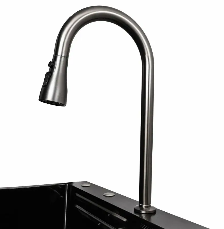 Кухонна мийка Platinum HANDMADE 75*45A (SP000039689) - фото 9