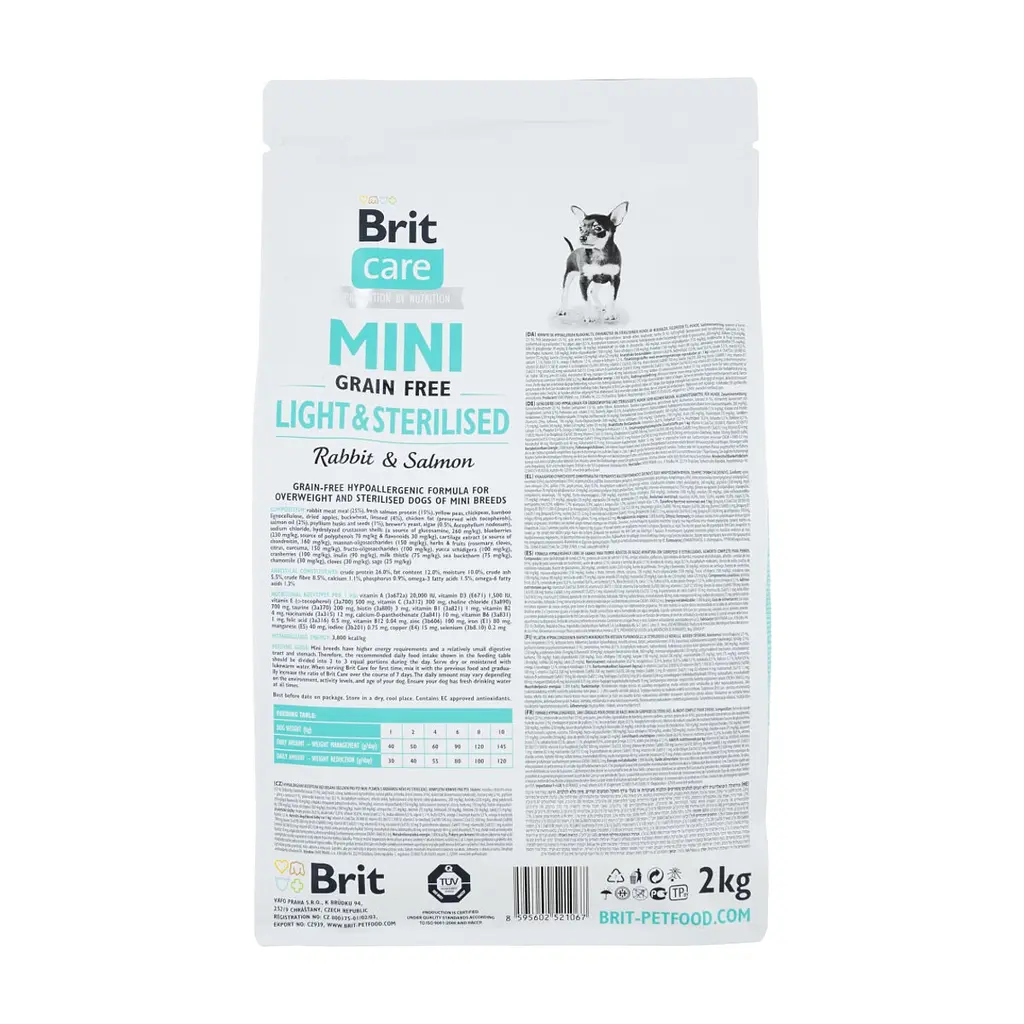 Сухий корм для собак Brit Care GF Mini Light & Sterilised 2 кг (8595602521067) - фото 2