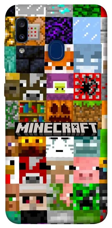 Чохол Demsky Minecraft collage для Samsung Galaxy A20 / A30