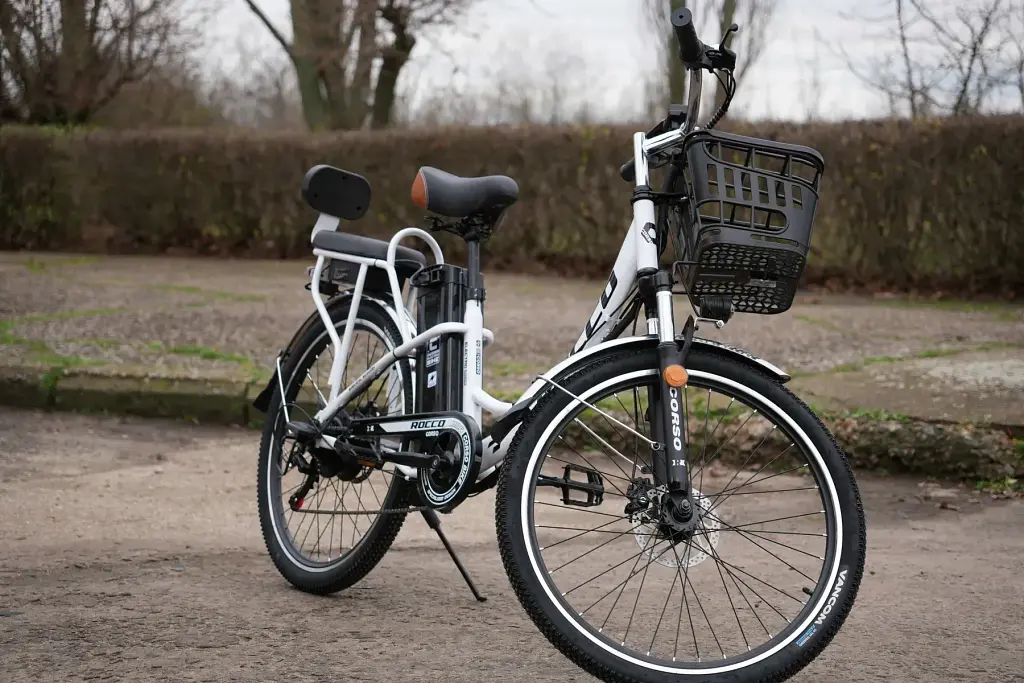 Электровелосипед Двухместный Corso Rocco 26 дюймов (500W 48V 20Ah) Shimano 7 скоростей Белый - фото 6