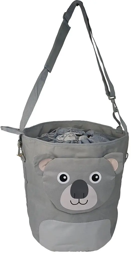 Сумка дитяча для іграшок 35L Live in Style LS, циліндр, сірий - фото 3