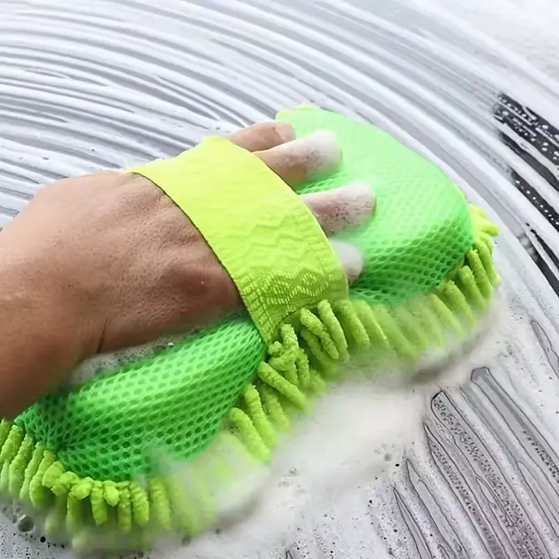 Щітка-губка "Макарони" для миття авто 21 см × 12 см AGM11 EcoKraft (6900514220724) - фото 8