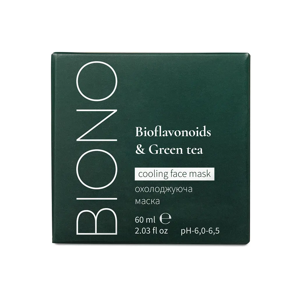 Маска охолоджуюча Bioflavonoids & Green tea Biono 60 мл - фото 5
