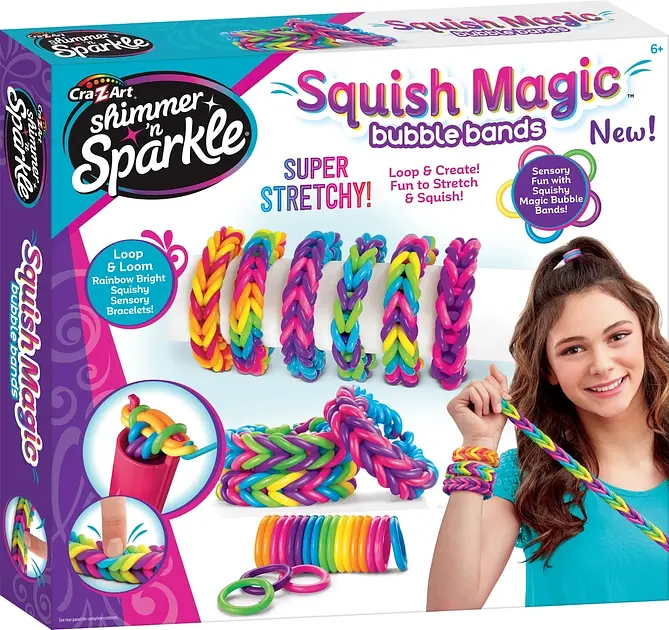 Набір для виготовлення браслетів Squish Magic Bubble Bands Cra-Z-Art det0017640 - фото 2