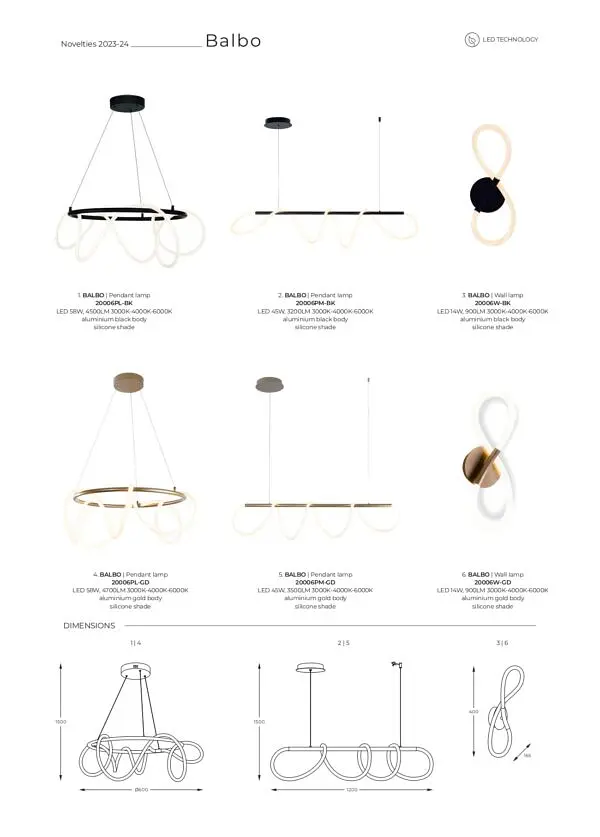 Люстра BALBO 20006PL-GD Zuma Line - фото 2
